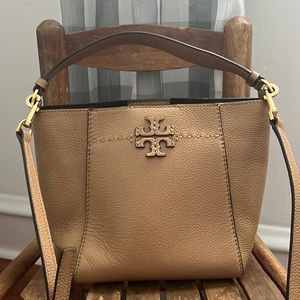 Tory Burch Tiramisu McGraw Small Bucket Bag